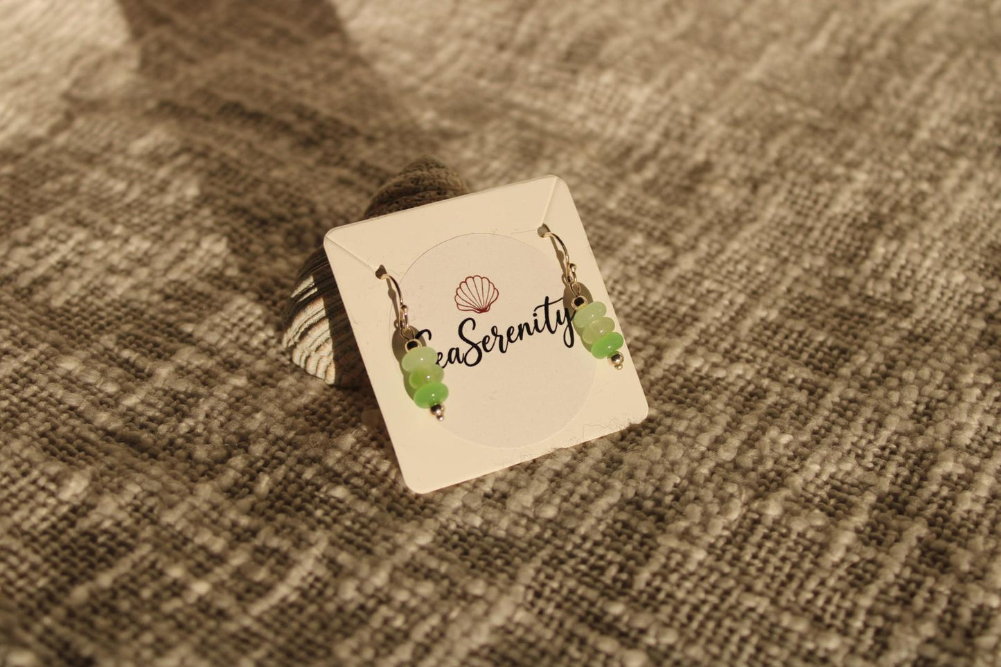 Green Drift Earrings