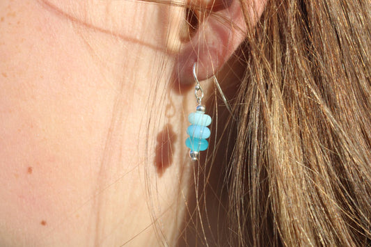 Blue Drift Earrings