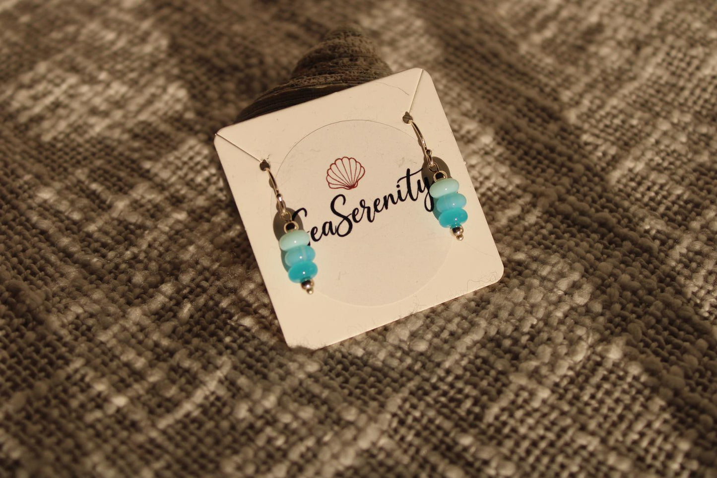 Blue Drift Earrings
