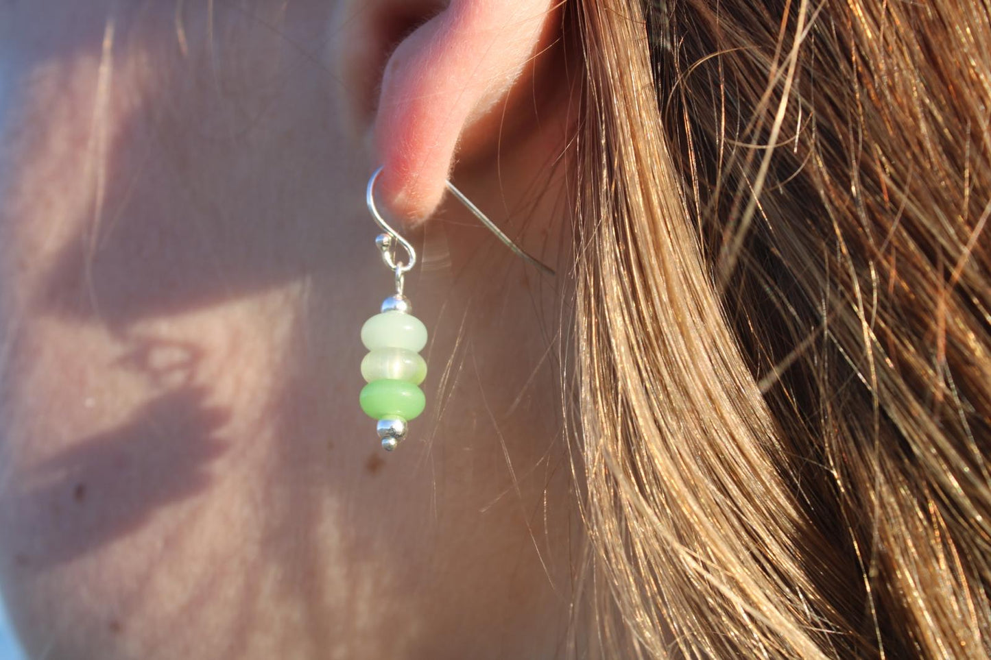 Green Drift Earrings
