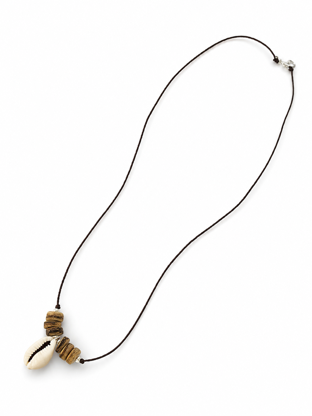 Driftwood Cowrie Necklace