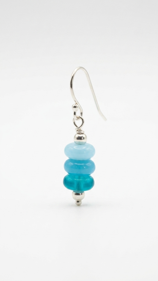 Blue Drift Earrings