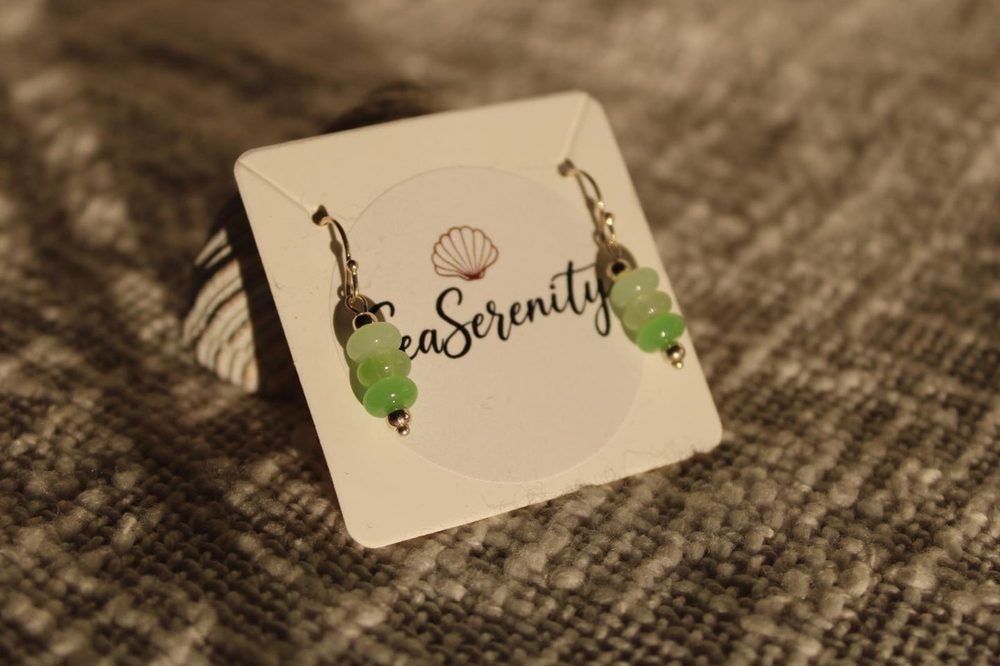 Green Drift Earrings