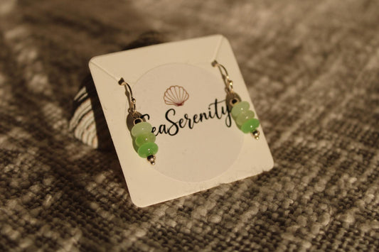 Green Drift Earrings
