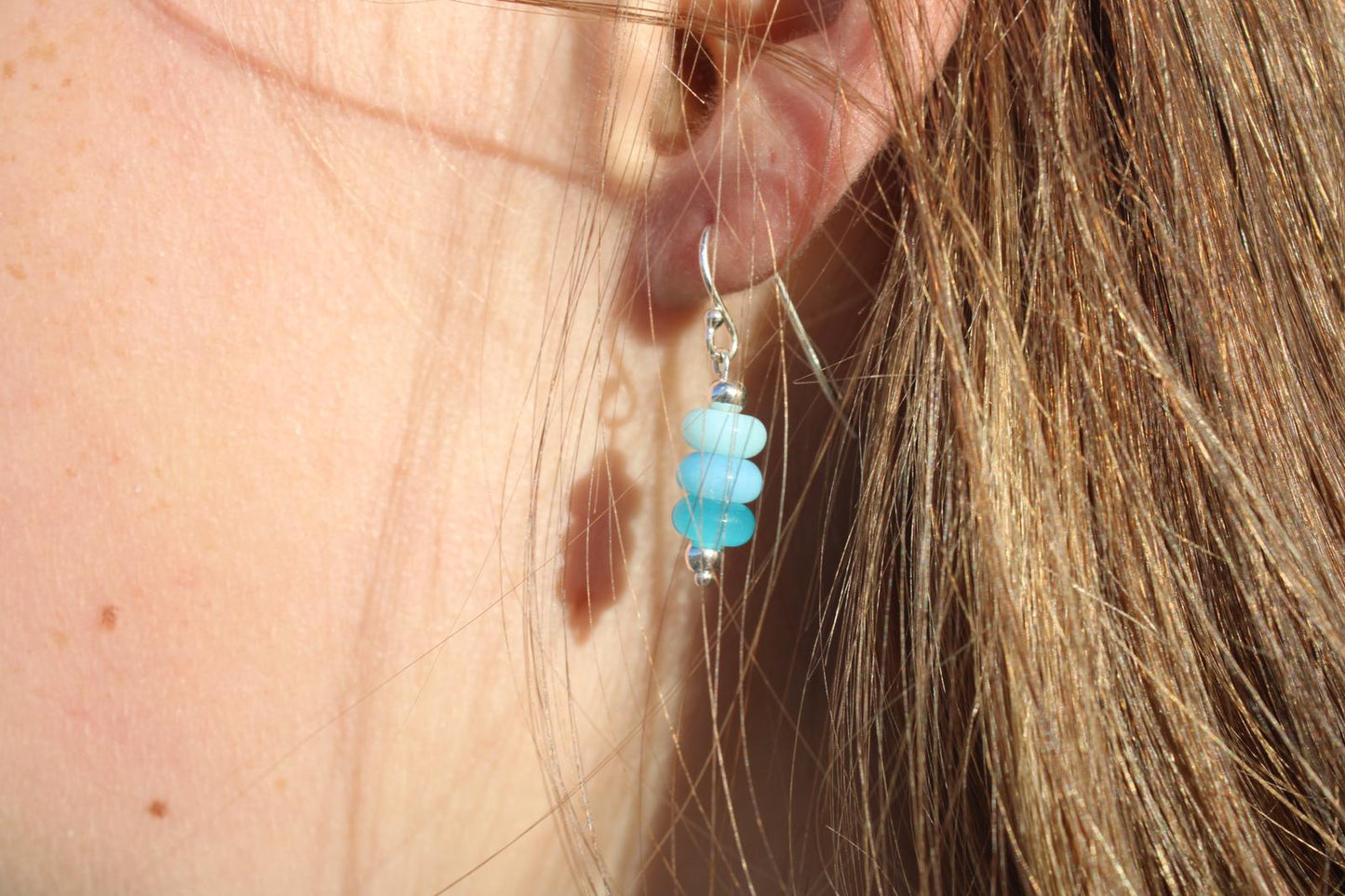 Blue Drift Earrings